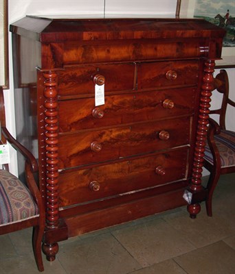 Lot 352 - Victorian Style Mahogany Chest 19th Century...