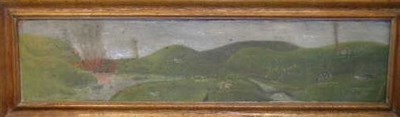 Lot 3025 - American School 19th Century CIVIL WAR SCENE:...