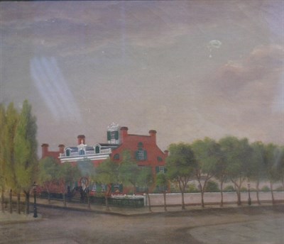 Lot 3050 - American School 19th Century OLD HOUSE AT...