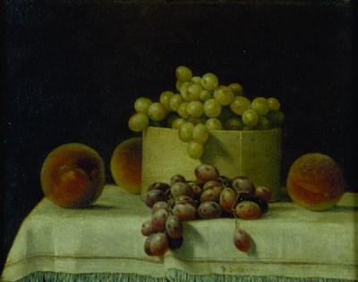 Lot 203 - Barton Stone Hays 1826-1914 STILL LIFE WITH...