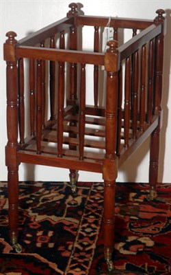 Lot 3629 - Georgian Style Mahogany Canterbury Height 23...