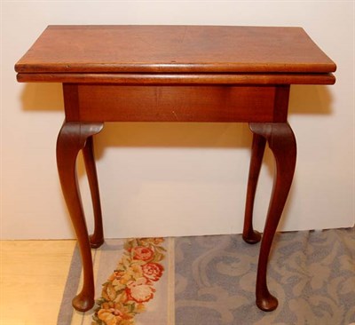 Lot 3209 - Georgian Style Mahogany Fold-Over Game Table...