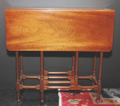 Lot 3388 - Georgian Style Mahogany Drop-Leaf Spider Leg...