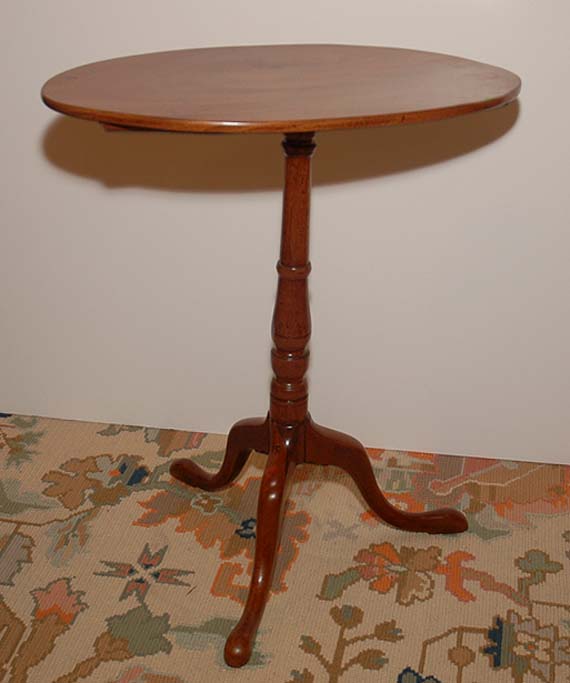 Lot 3386 - Georgian Style Mahogany Candlestand Height 27...
