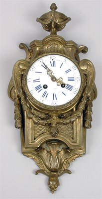 Lot 2086 - Louis XVI Style Gilt-Bronze Cartel Clock The...