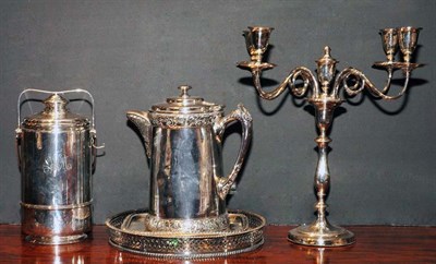 Lot 3437 - Miscellaneous Group of Silver Plated Table...