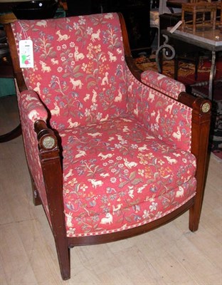 Lot 280 - Empire Style Mahogany Bergere