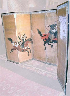 Lot 3181 - Japanese Six-Panel Screen 18th/19th Century...