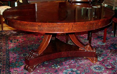 Lot 1236 - William IV Circular Breakfast Table with Five...