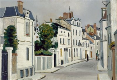 Lot 195 - Claude Schurr French, b.1921 UNE RUE A TOURS...