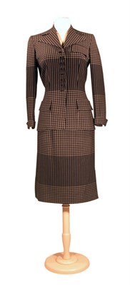 Lot 60 - Irene Black and White Precision Suit American,...