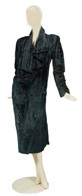 Lot 191 - John Galliano Russian Broadtail Asymmetrical...