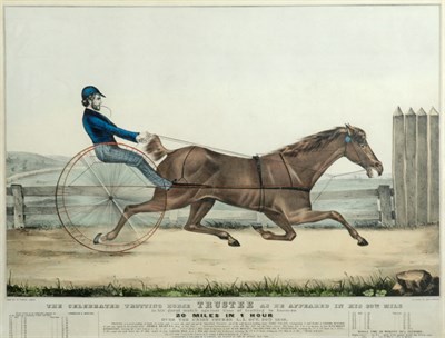 Lot 3116 - N. Currier, publisher CELEBRATED TROTTING...