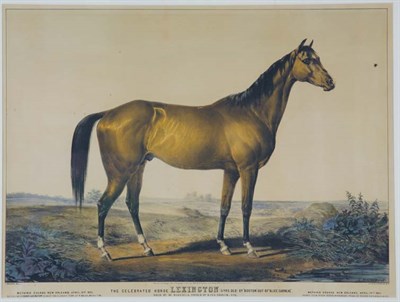 Lot 2297 - N. Currier, publisher THE CELEBRATED HORSE...