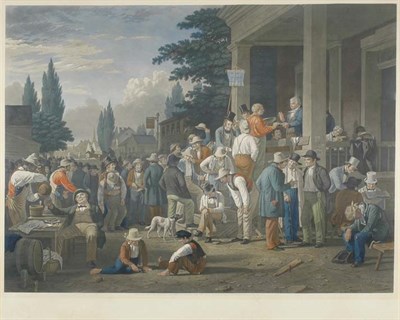 Lot 2128 - After George Caleb Bingham THE COUNTY ELECTION...