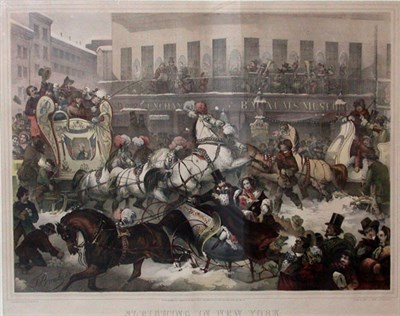 Lot 3089 - Thomas Benecke SLEIGHING IN NEW YORK...