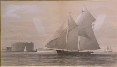 Lot 3017 - J.W. Holmes American, 19th century BOATS...