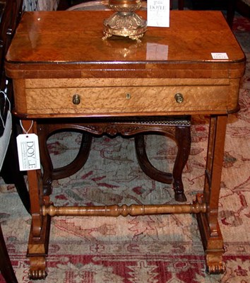 Lot 1453 - Victorian Bird's-Eye Maple Writing Desk
