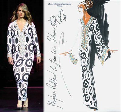 Lot 18 - Stephane Rolland for Jean-Louis Scherrer...