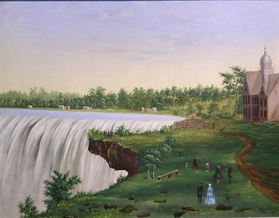 Lot 3026 - American School 19th Century NIAGARA FALLS,...