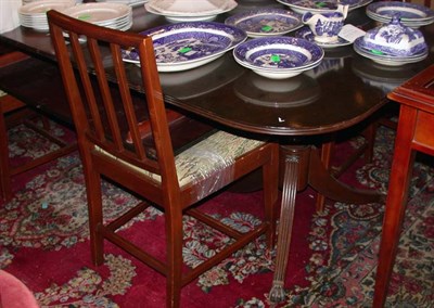 Lot 483 - Georgian Style Mahogany Double-Pedestal Dining...
