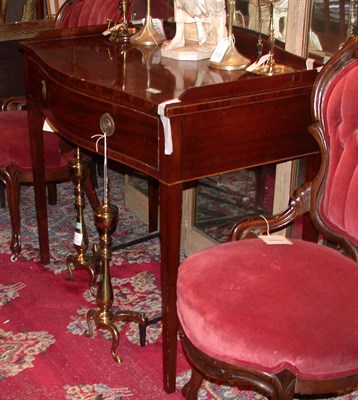 Lot 410 - Georgian Style Mahogany Serpentine Front...