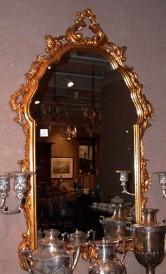 Lot 419 - Rococo Style Gilt Mirror Height 57 inches,...