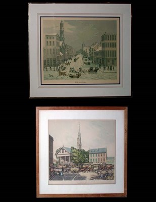Lot 87 - L. Augier NEW YORK IN 1831 Hand-colored...
