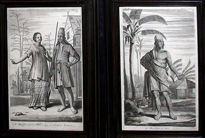 Lot 1098 - Artist Unknown A MAKASSER WITH HIS WIFE AS...
