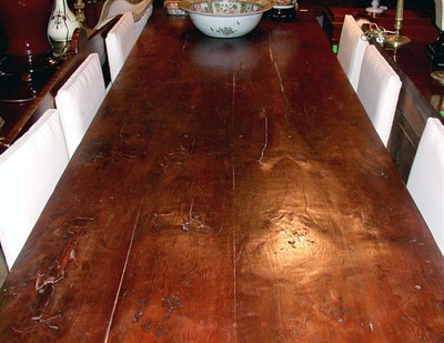 Lot 1388 - French Provincial Fruitwood Harvest Table...