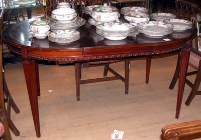 Lot 275 - Neoclassical Style Mahogany Dining Table with...