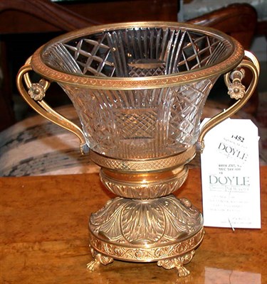 Lot 1452 - Neoclassical Style Gilt-Metal Mounted Cut...