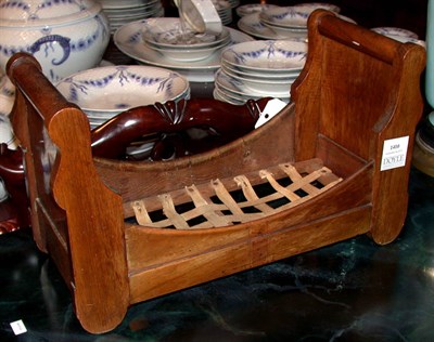 Lot 1410 - Charles X Walnut Miniature Bed