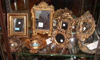 Lot 440 - Miscellaneous Group of Seven Gilt-Wood...