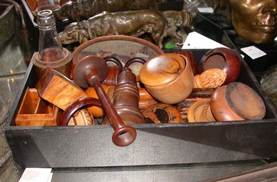 Lot 444 - Miscellaneous Group of Treen Articles...