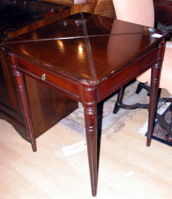 Lot 325 - Georgian Style Mahogany Handkerchief Table...