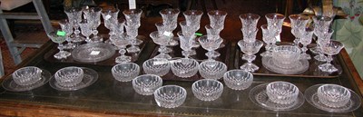 Lot 410 - Val St. Lambert Cut Glass Stemware Service...