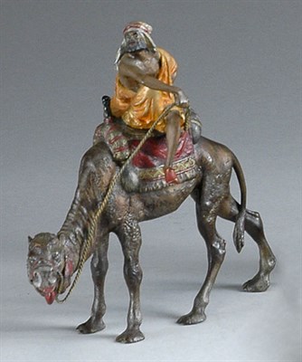 Lot 2518 - Austrian Cold Painted Bronze Figure In the...