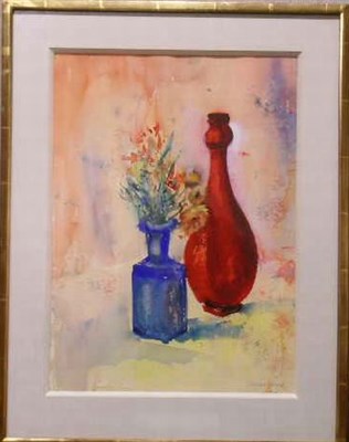 Lot 54 - Sergius Pauser Austrian, 1896-1970 STILL LIFE...