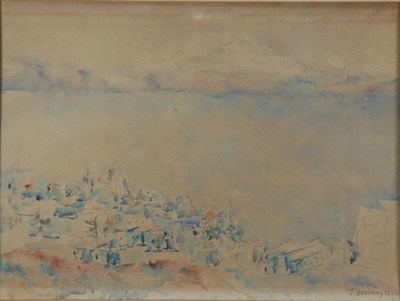 Lot 1004 - Yosef Zaritsky Israeli, 1891-1985 LANDSCAPE...