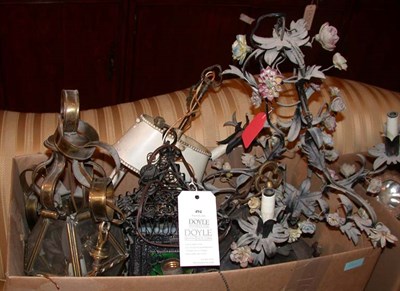 Lot 494 - Miscellaneous Group of Light Fixtures...