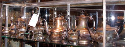 Lot 349 - Miscellaneous Group of Silver Plated Coffee...