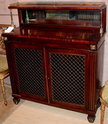 Lot 619 - Regency Brass Mounted Mahogany Chiffonier...
