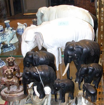 Lot 263 - Miscellaneous Group of Nine Elephant-Form...