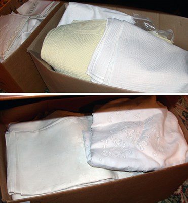 Lot 420 - Miscellaneous Group of Table and Other Linens;...