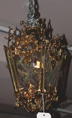 Lot 466 - Neoclassical Style Gilt-Metal Hall Light