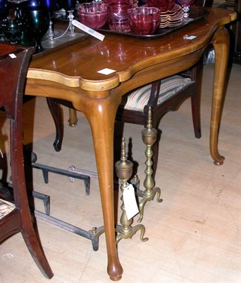 Lot 216 - Queen Anne Style Mahogany Dining Table with...