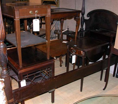 Lot 152 - Eight Georgian Style Mahogany Tables Various...