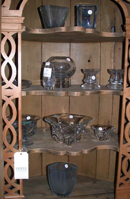 Lot 157 - Miscellaneous Group of Clear Glass Decorations...