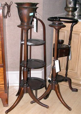 Lot 205 - Four Georgian Style Mahogany Stands Comprising...